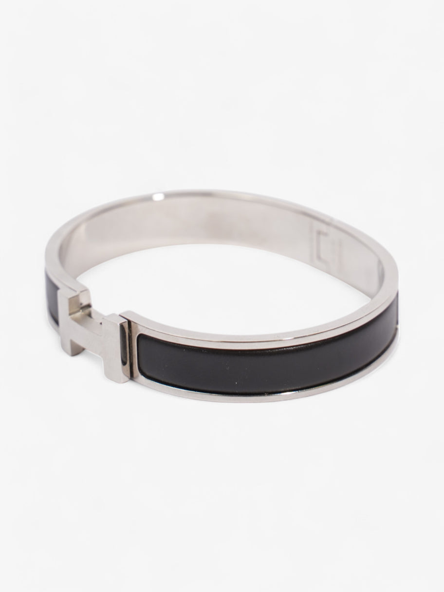 Hermes Clic H Bracelet Black / Palladium Palladium GM Image 2