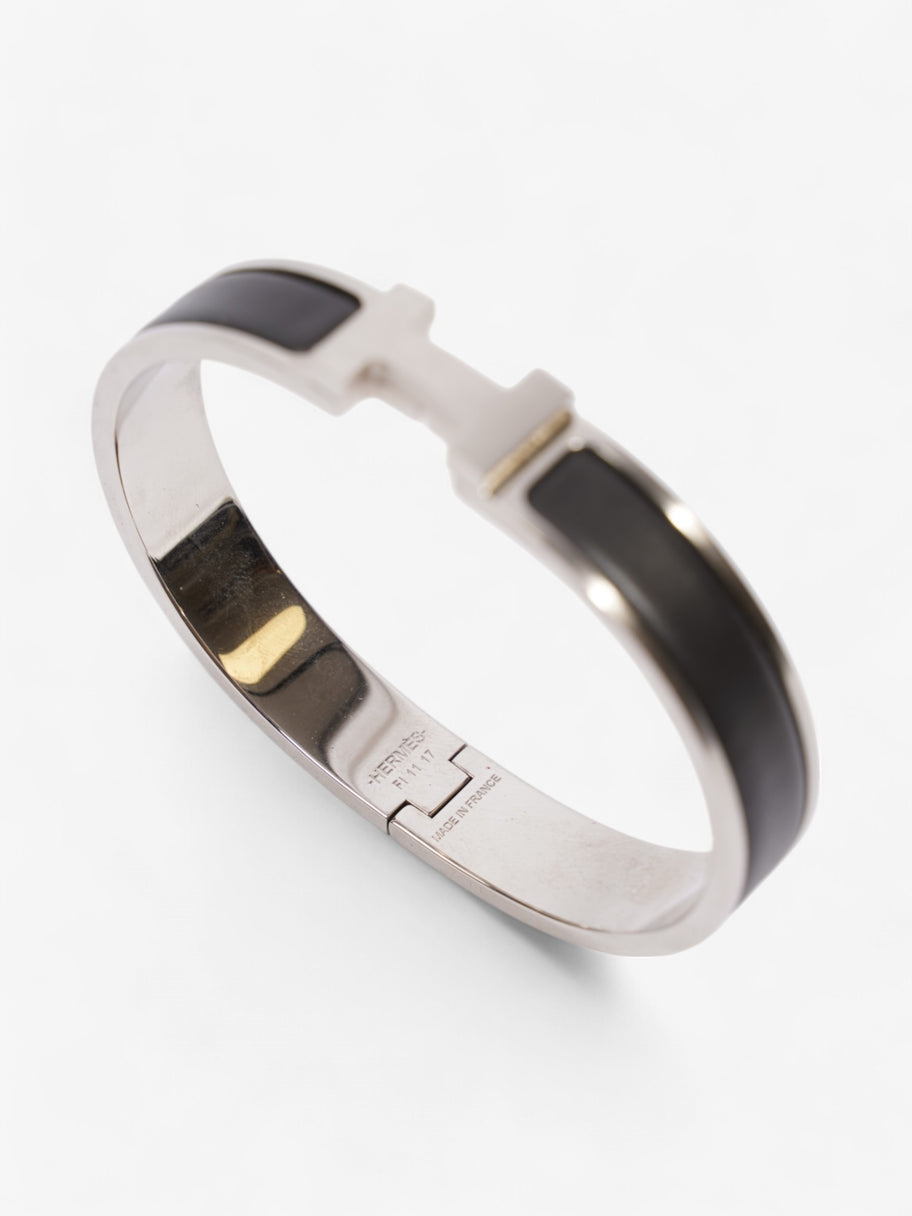 Hermes Clic H Bracelet Black / Palladium Palladium GM Image 3