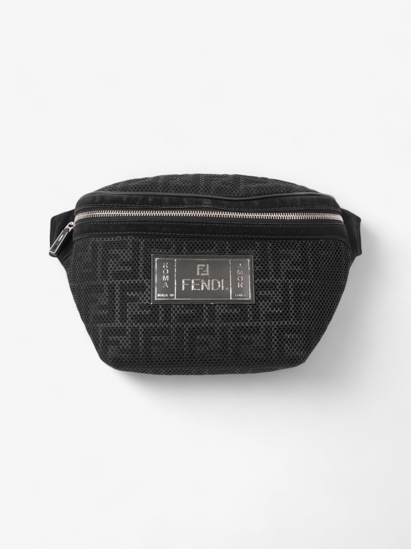 Black designer bum bag best sale