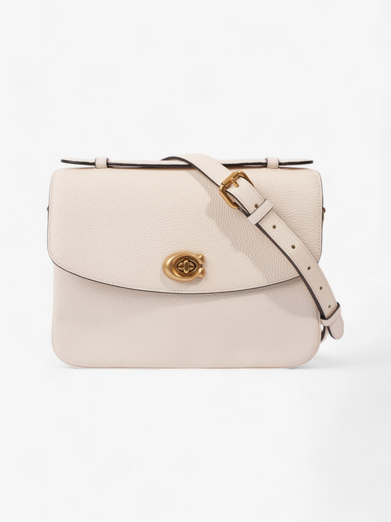  Coach Cassie White  Leather One size