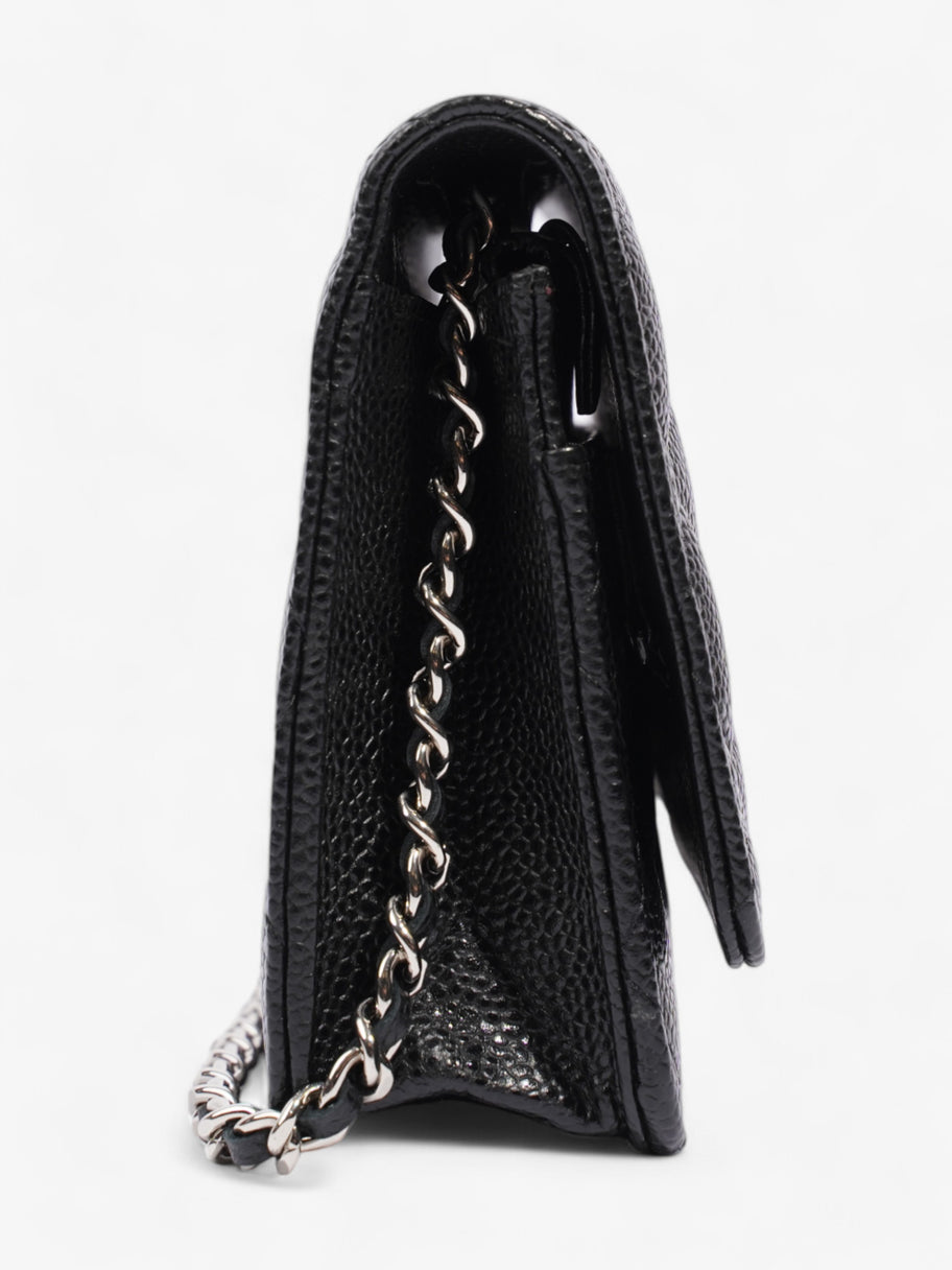 Chanel Wallet On Chain Black Caviar Leather Image 5