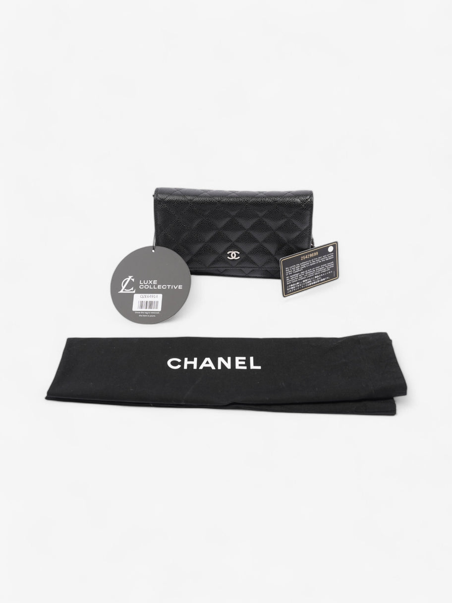 Chanel Wallet On Chain Black Caviar Leather Image 9