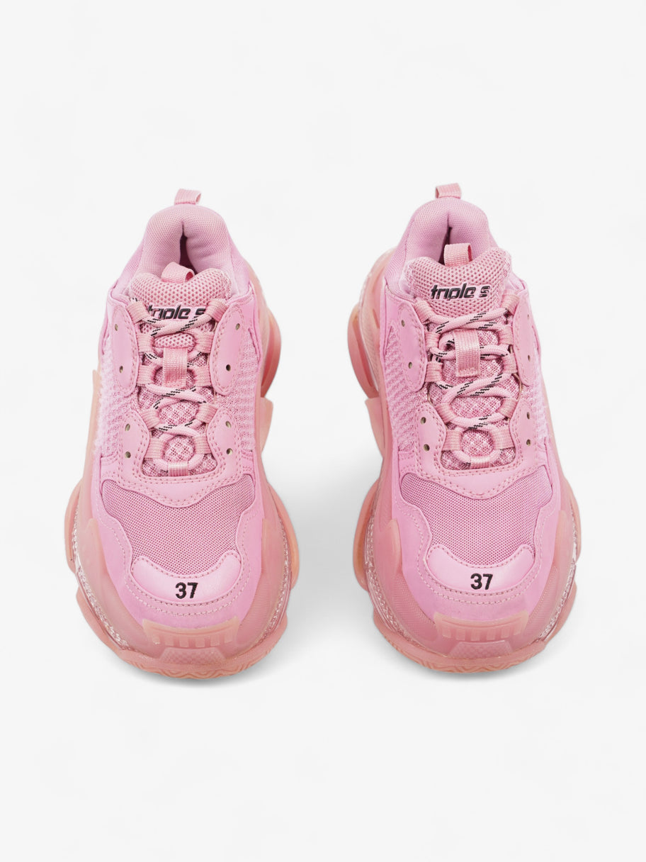 Balenciaga Triple S Clear Sole Pink Mesh EU 37 UK 4 Image 8