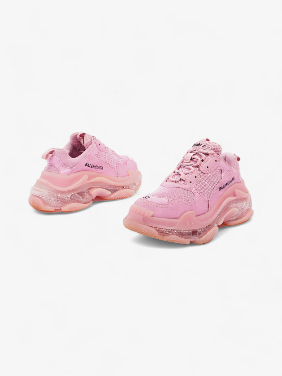 Balenciaga Triple S Clear Sole Pink Mesh EU 37 UK 4 Image 9