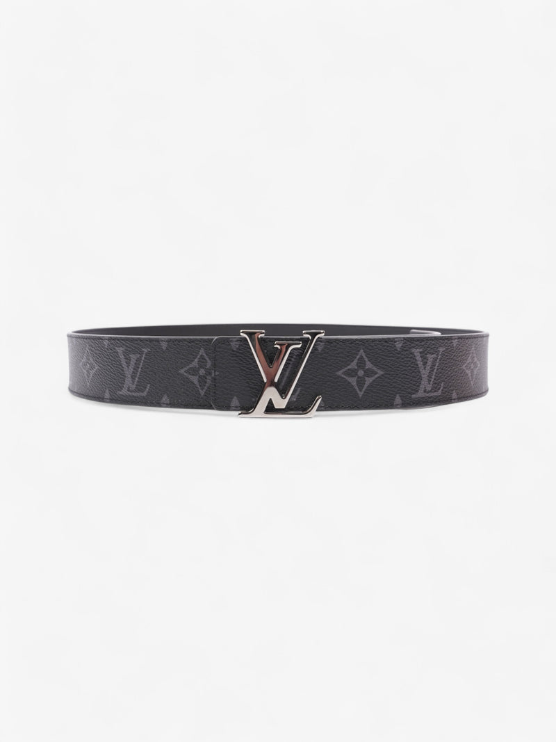  Louis Vuitton LV Initials Reversible Belt Monogram Eclipse / Black Leather 85cm / 34