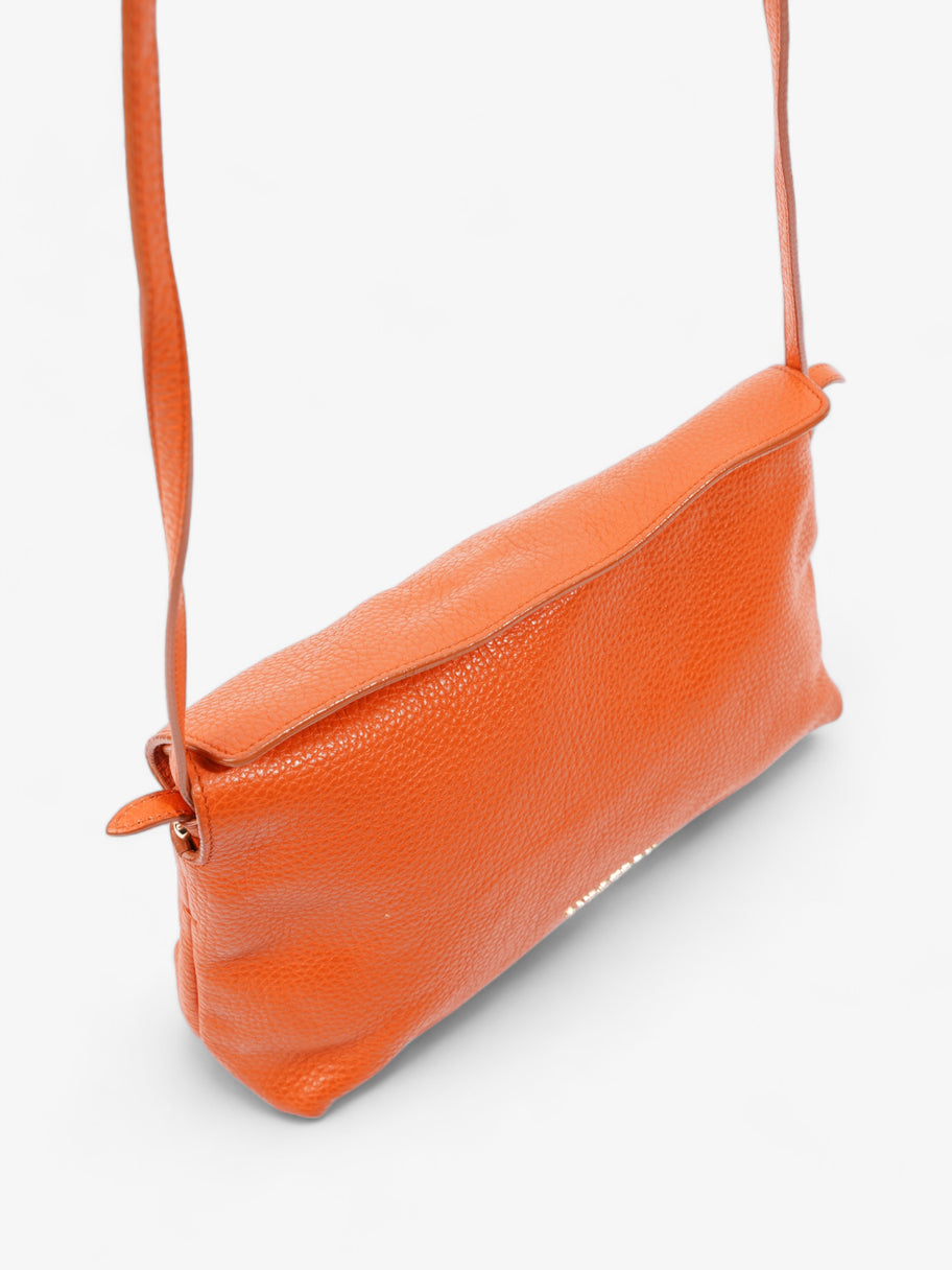 Burberry Clutch Orange Leather Image 7