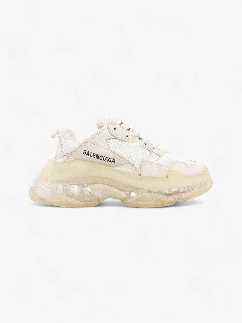  Balenciaga Triple S White Clear Sole Mesh EU 38 UK 5