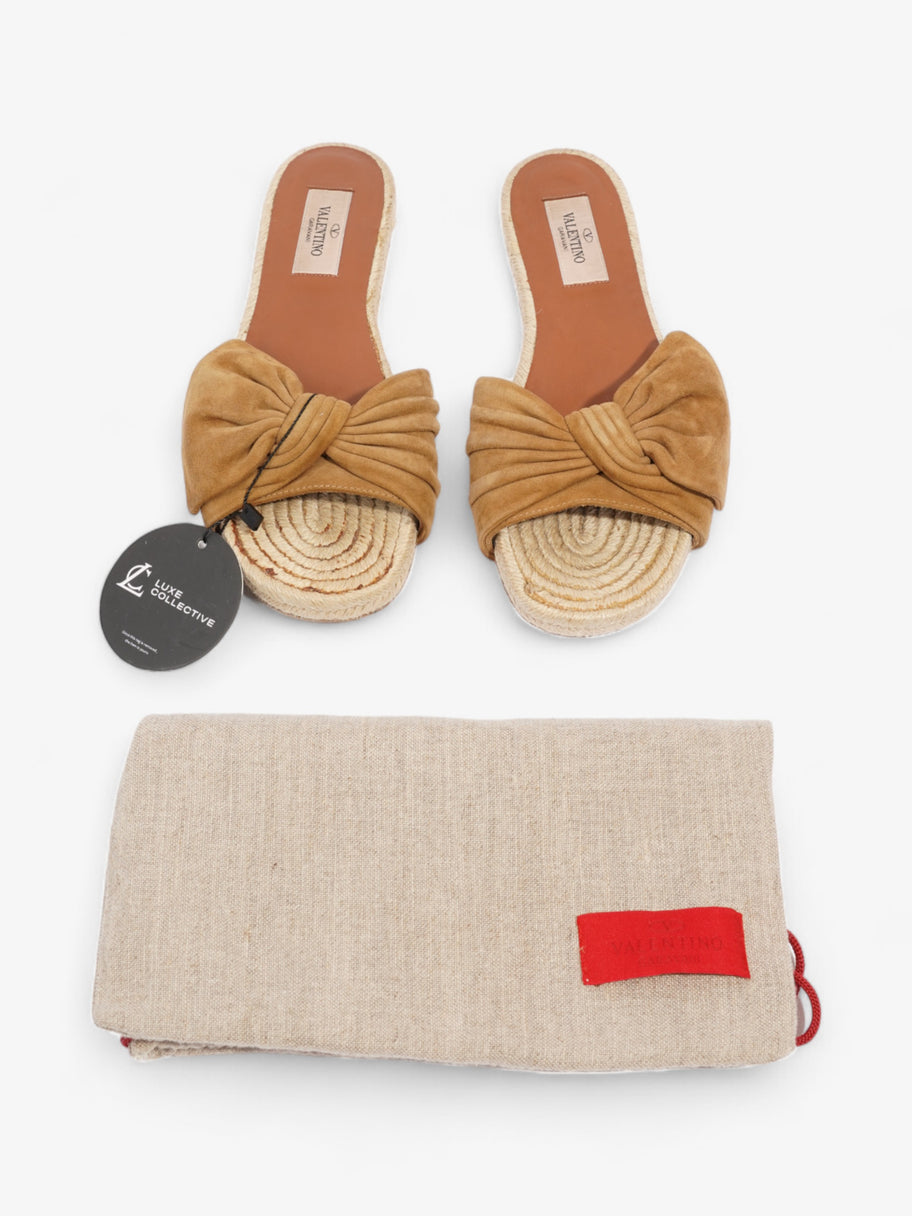 Valentino Bow Espadrilles  Brown Suede EU 36 UK 3 Image 10