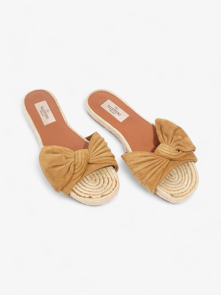 Valentino Bow Espadrilles  Brown Suede EU 36 UK 3 Image 8