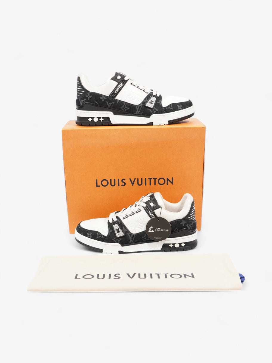 Louis Vuitton LV Sneakers White / Black Leather EU 43.5 UK 9.5 Image 11