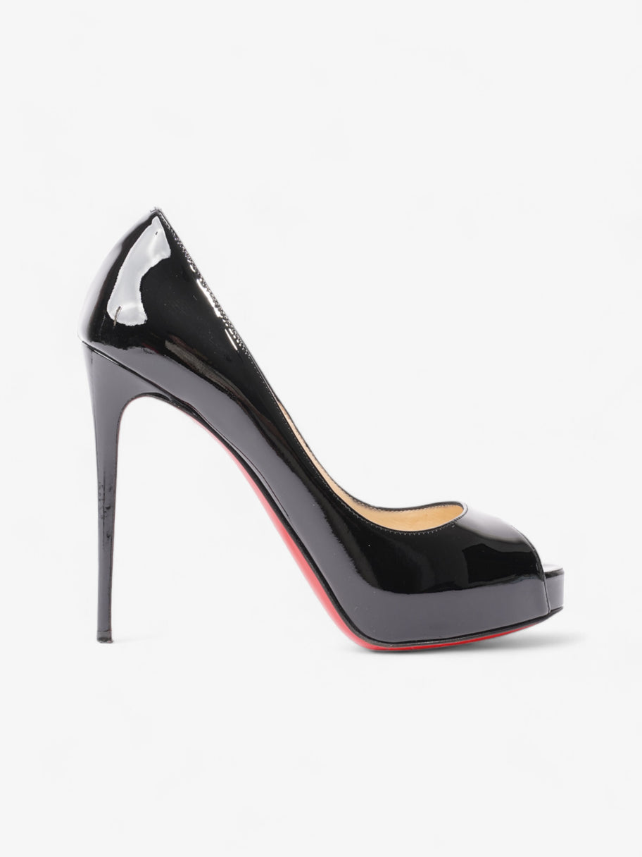 Christian Louboutin New Very Prive 120 Black Patent Leather EU 37 UK 4 Image 1