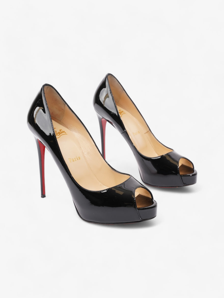 Christian Louboutin New Very Prive 120 Black Patent Leather EU 37 UK 4 Image 2