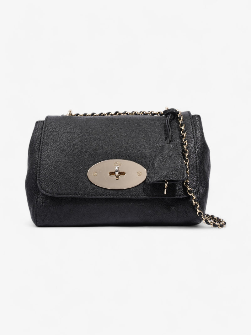  Mulberry Lily Black Goatskin Leather