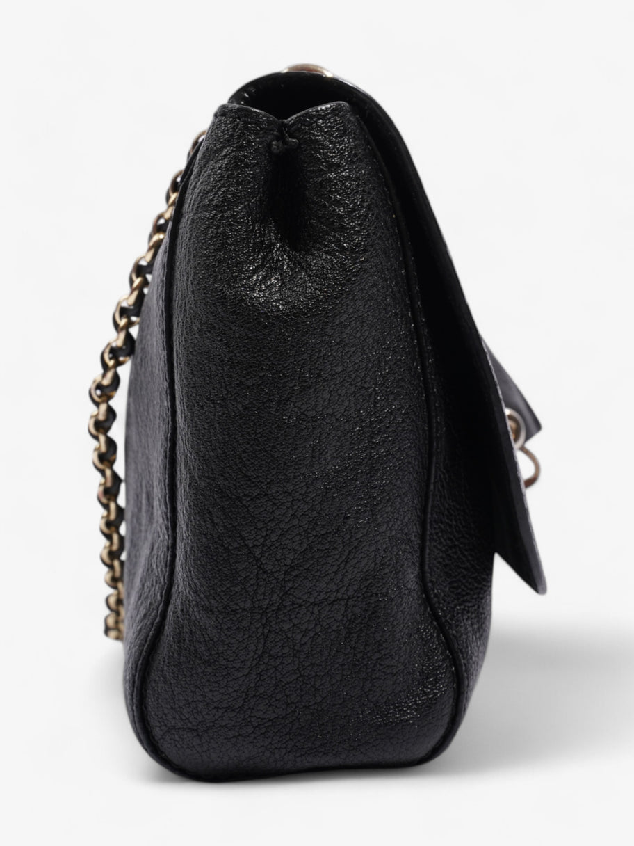 Mulberry Lily Black Goatskin Leather Image 5