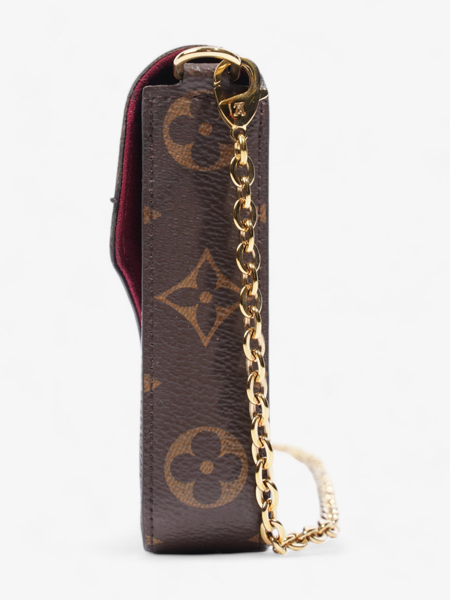 Louis Vuitton Felicie Pochette Wallet On Chain Monogram Coated Canvas Image 3