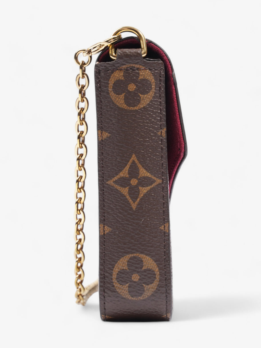 Louis Vuitton Felicie Pochette Wallet On Chain Monogram Coated Canvas Image 5