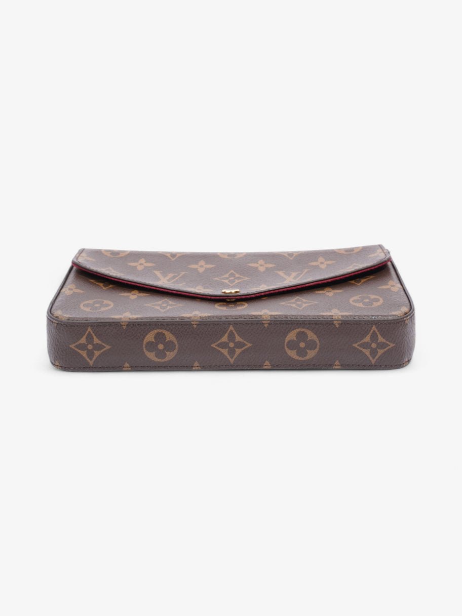 Louis Vuitton Felicie Pochette Wallet On Chain Monogram Coated Canvas Image 6