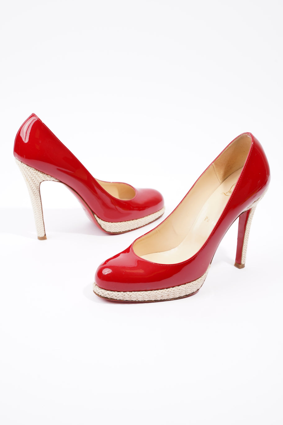 New Simple Pump 120 Red Patent Leather EU 39 UK 6 Image 9