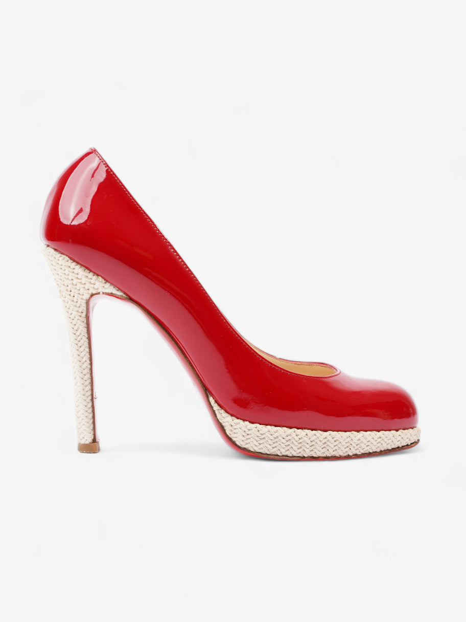 New Simple Pump 120 Red Patent Leather EU 39 UK 6 Image 1