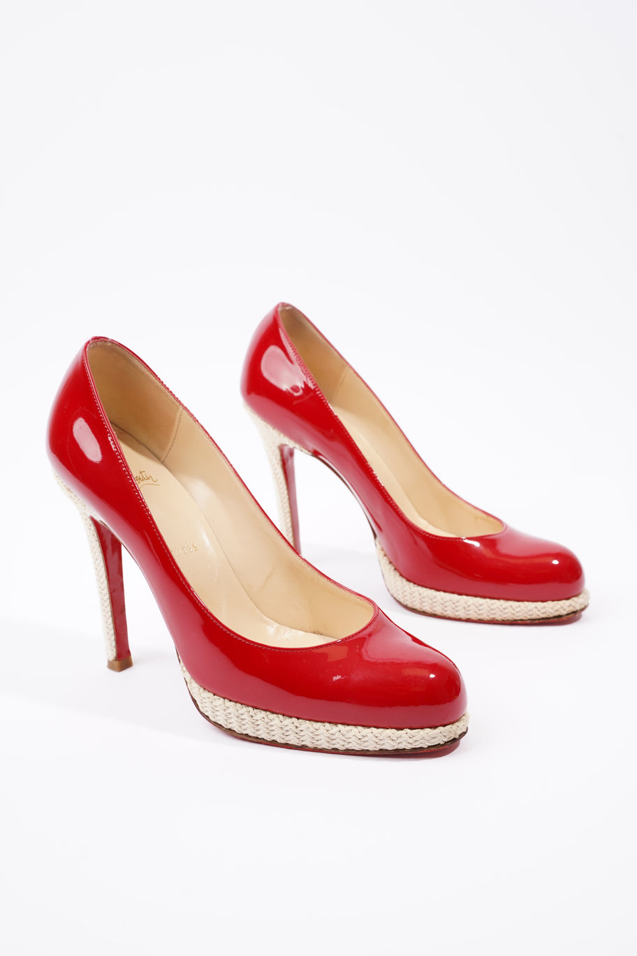 New Simple Pump 120 Red Patent Leather EU 39 UK 6 Image 3
