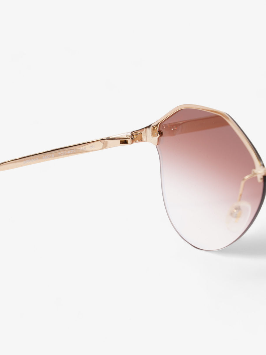 Prada Catwalk Sunglasses Rose Gold / Pale Blue Base Metal 140mm Image 6