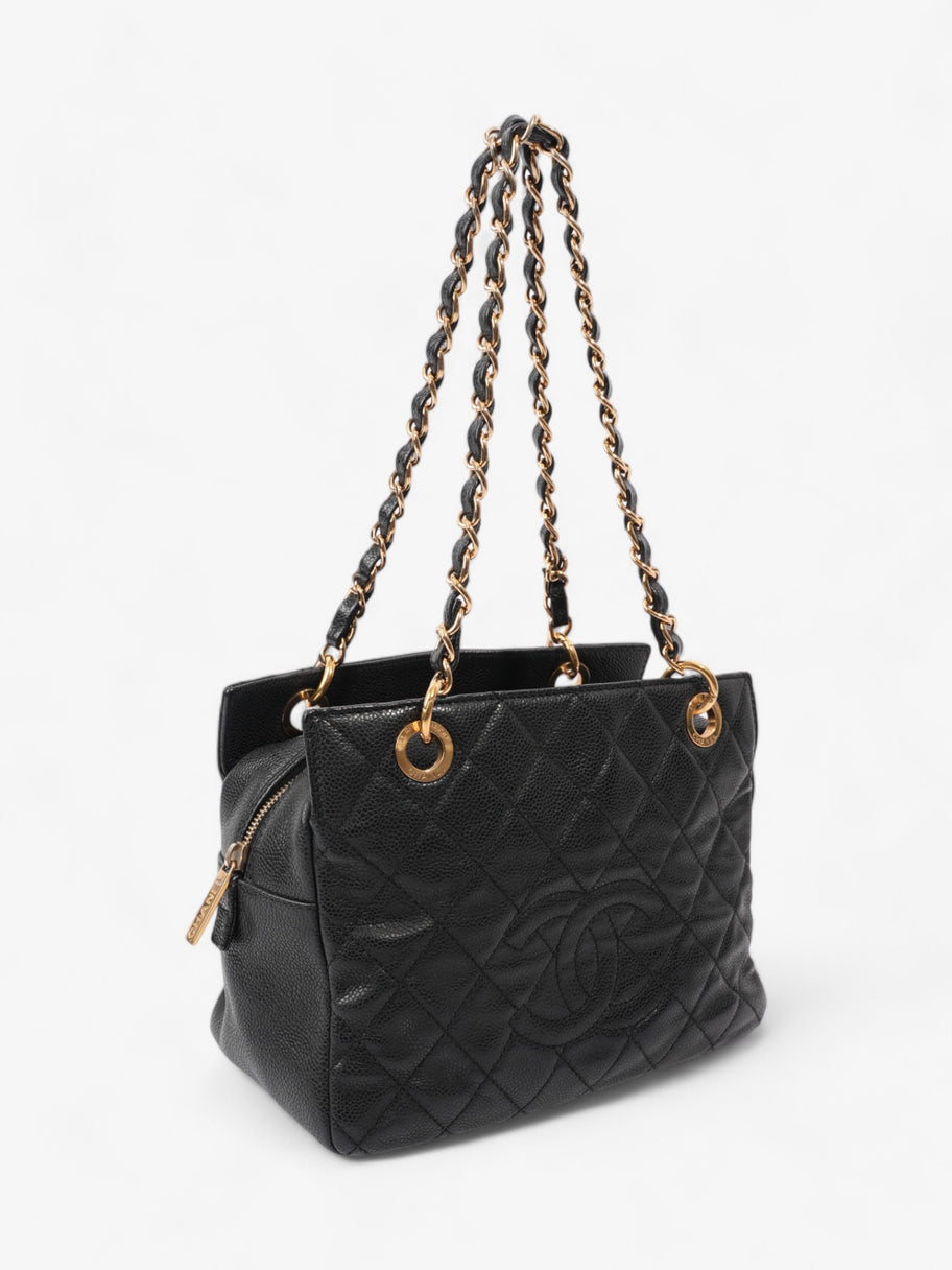 Chanel Timeless Tote Black Caviar Leather Petite Image 8