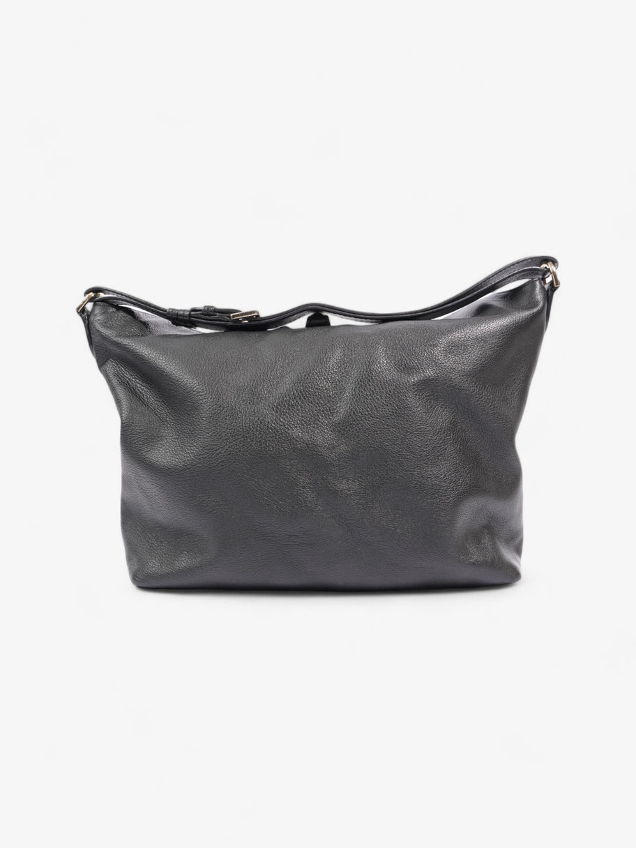 Mulberry Tassie Hobo Black Calfskin Leather Image 4