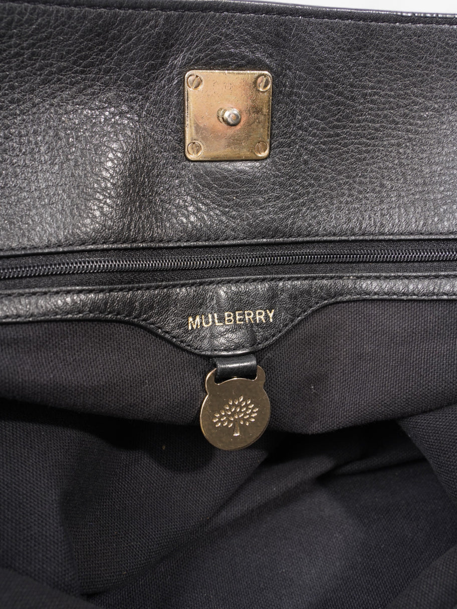 Mulberry Tassie Hobo Black Calfskin Leather Image 8