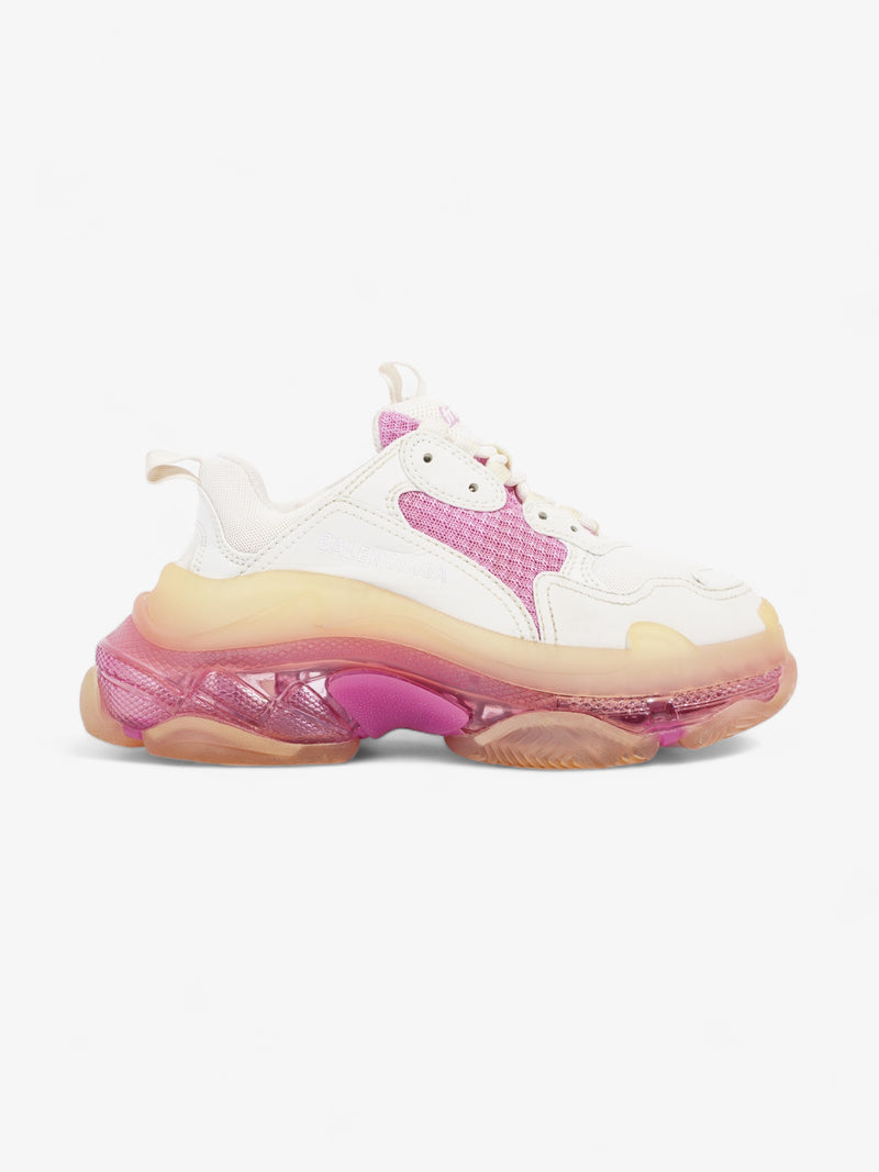  Triple S Clear sole White / Pink Mesh EU 36 UK 3