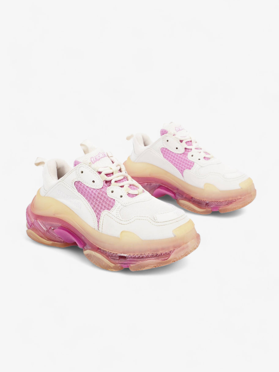 Triple S Clear sole White / Pink Mesh EU 36 UK 3 Image 3