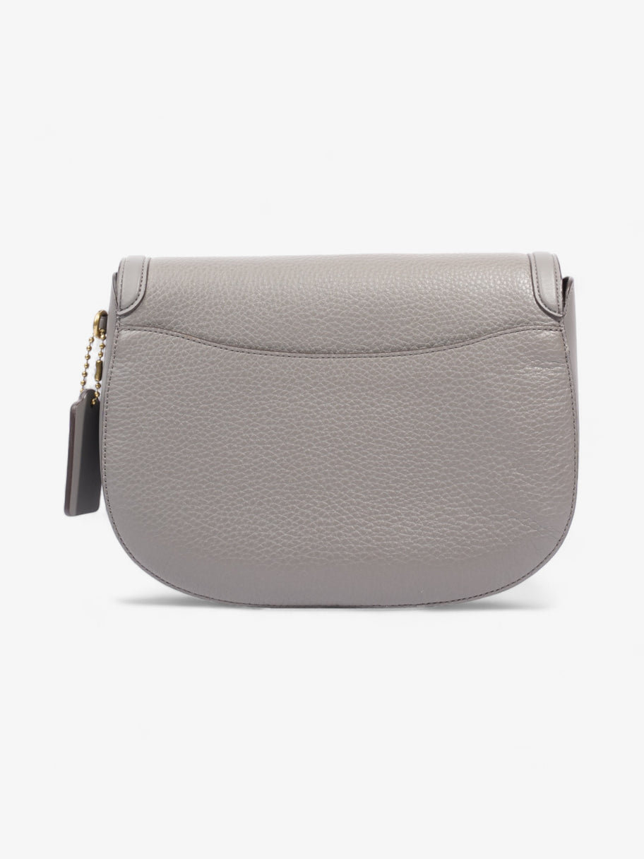 Coach Kat Saddle Grey Suede Image 4