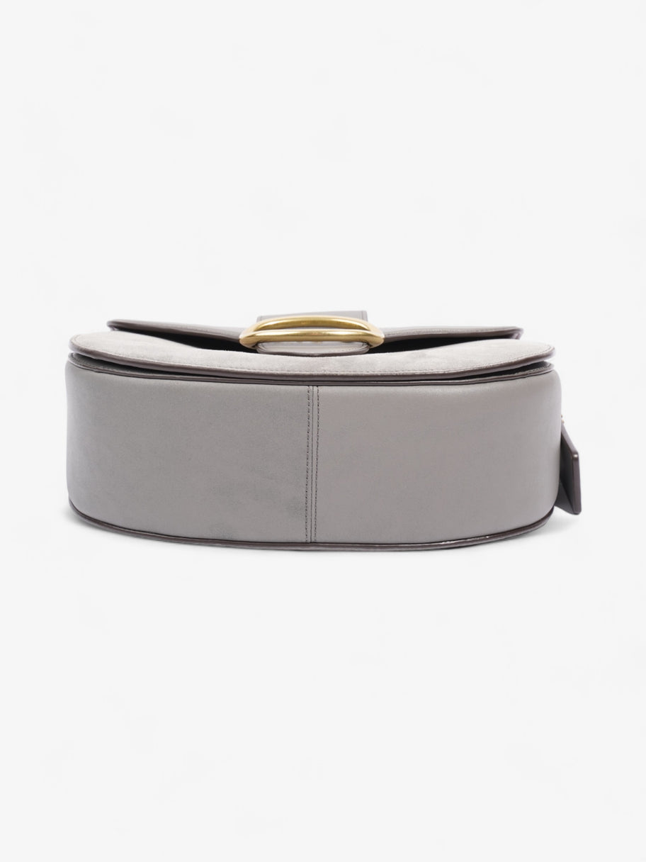 Coach Kat Saddle Grey Suede Image 6