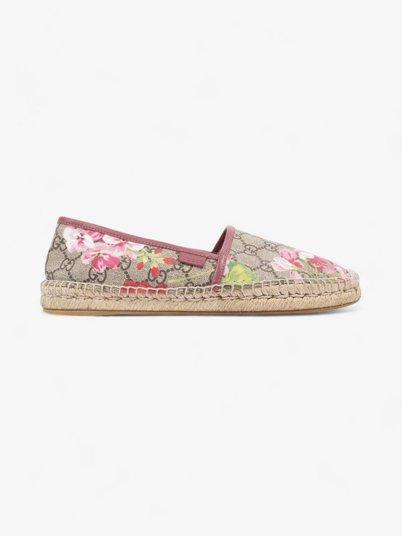  Gucci Bloom Espadrille GG Supreme / Bloom Canvas EU 39 UK 6