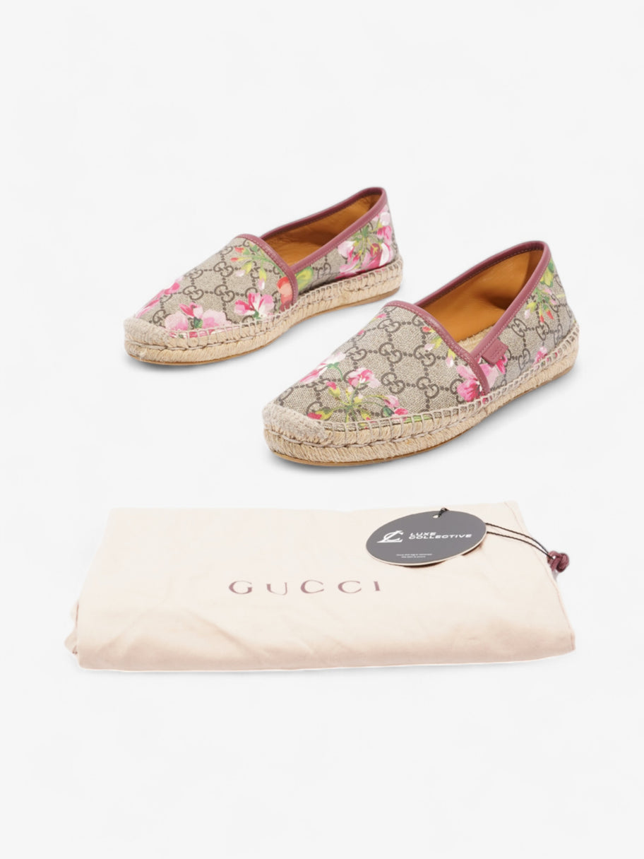 Gucci Bloom Espadrille GG Supreme / Bloom Canvas EU 39 UK 6 Image 10