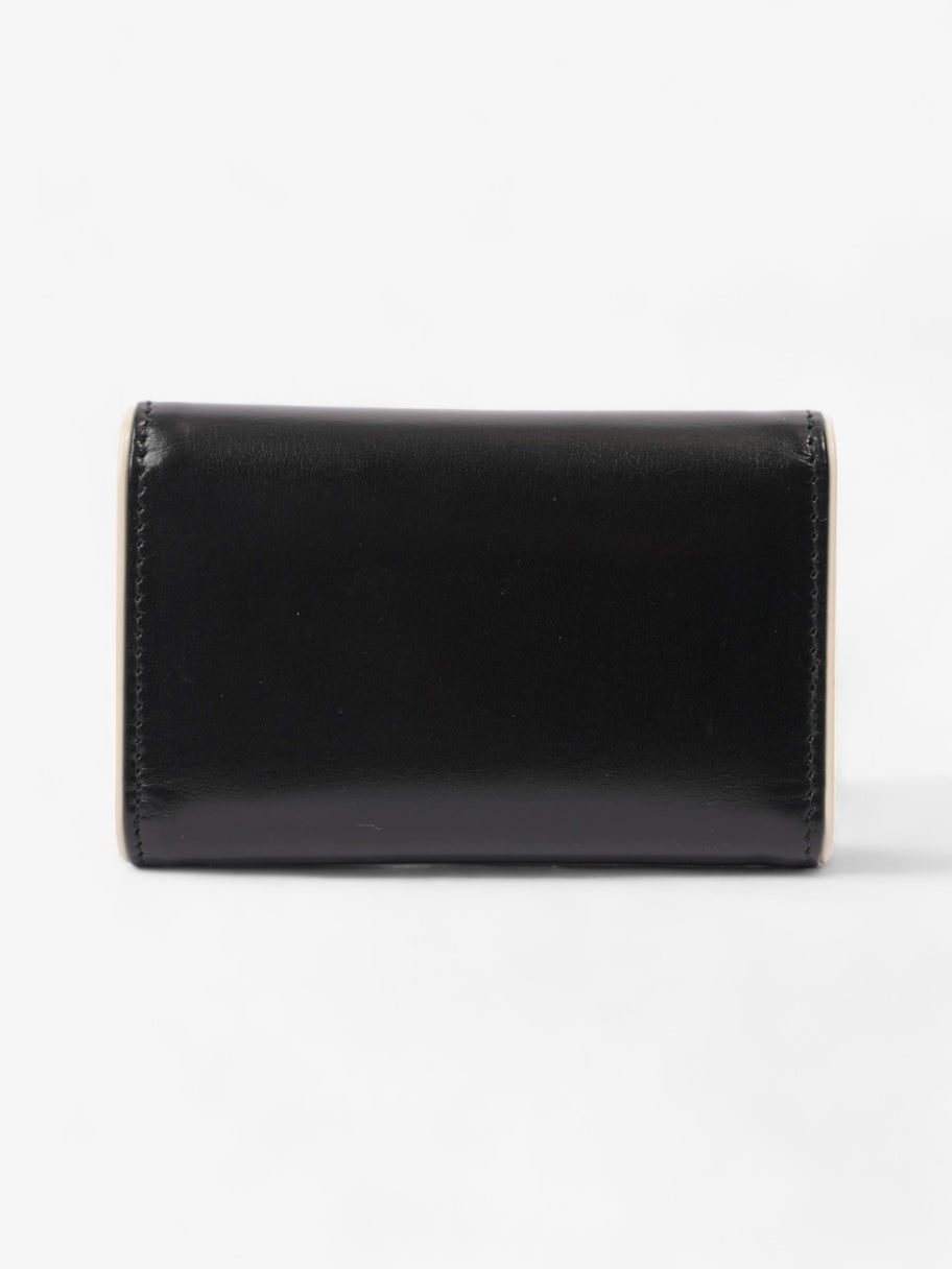 Prada Key Pouch Black / Cream Leather Image 2