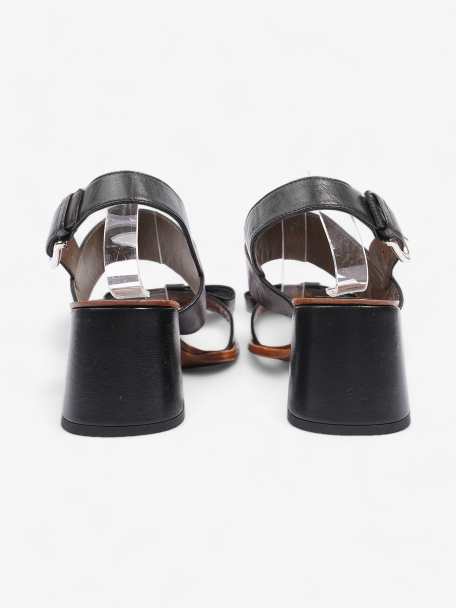 Marni Bow Detailed Sandals 45mm Black Leather EU 39 UK 6 Image 6