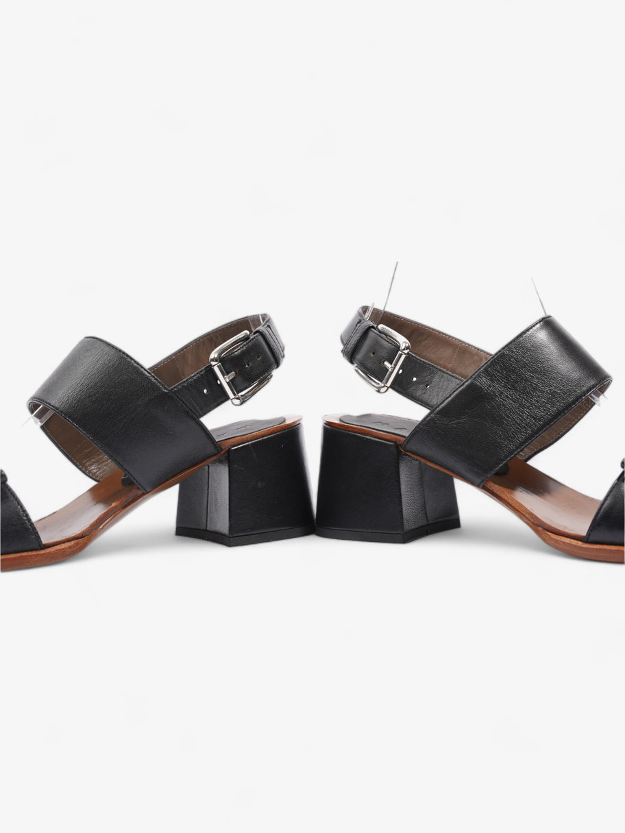 Marni Bow Detailed Sandals 45mm Black Leather EU 39 UK 6 Image 8