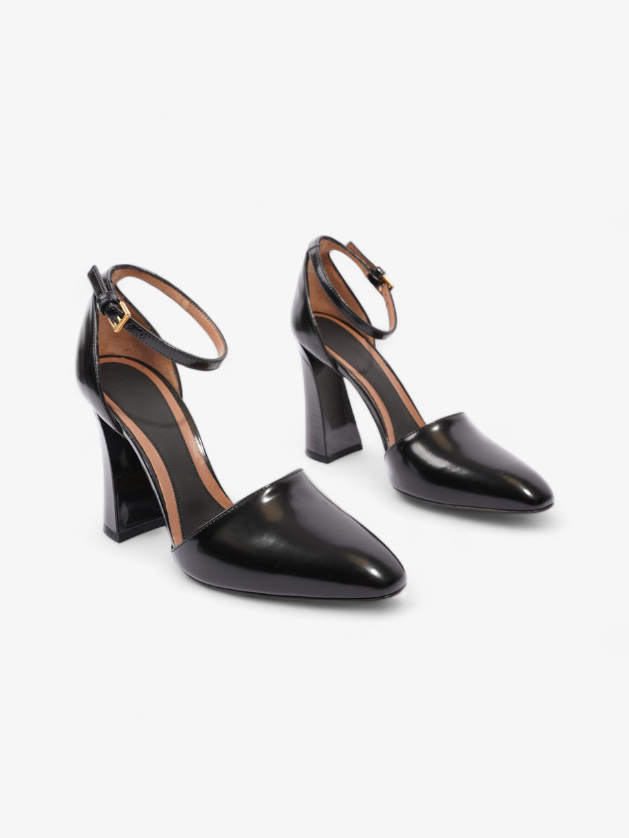 Marni Pointed Strap Heels 95mm Black Patent Leather EU 39 UK 6 Image 2