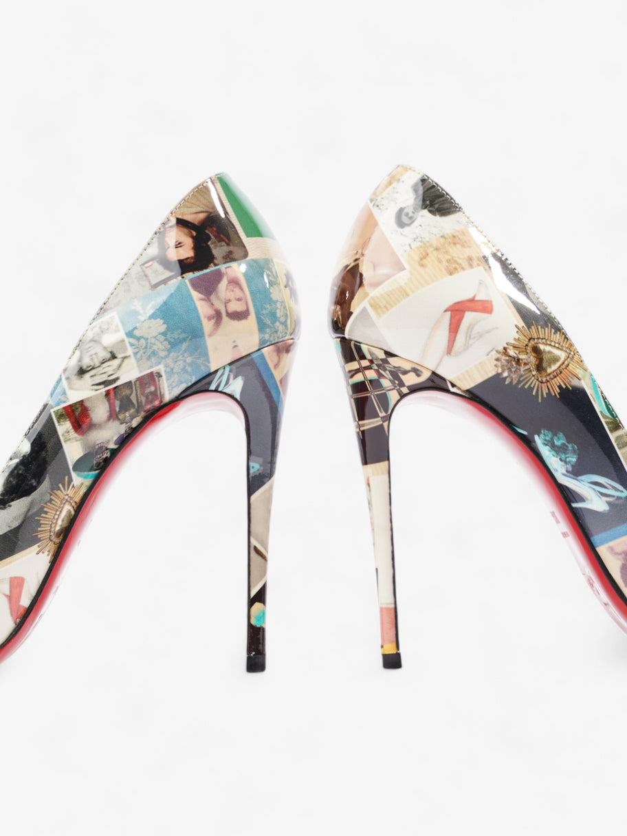 Christian Louboutin So Kate Heels 100 Multicolour  Patent Leather EU 38.5 UK 5.5 Image 9