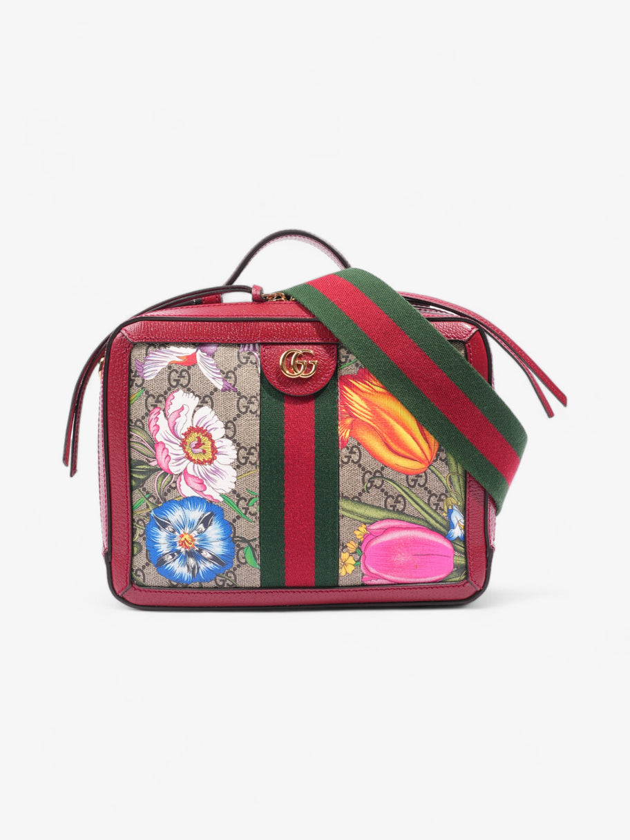 Small ophidia gg flora shoulder bag sale