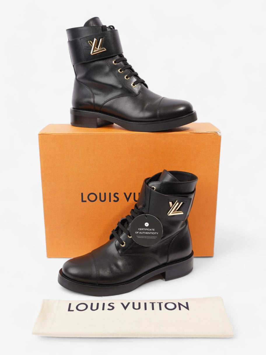 Louis Vuitton Wonderland Flat Rangers Black Leather EU 39.5 UK 6.5 Image 11