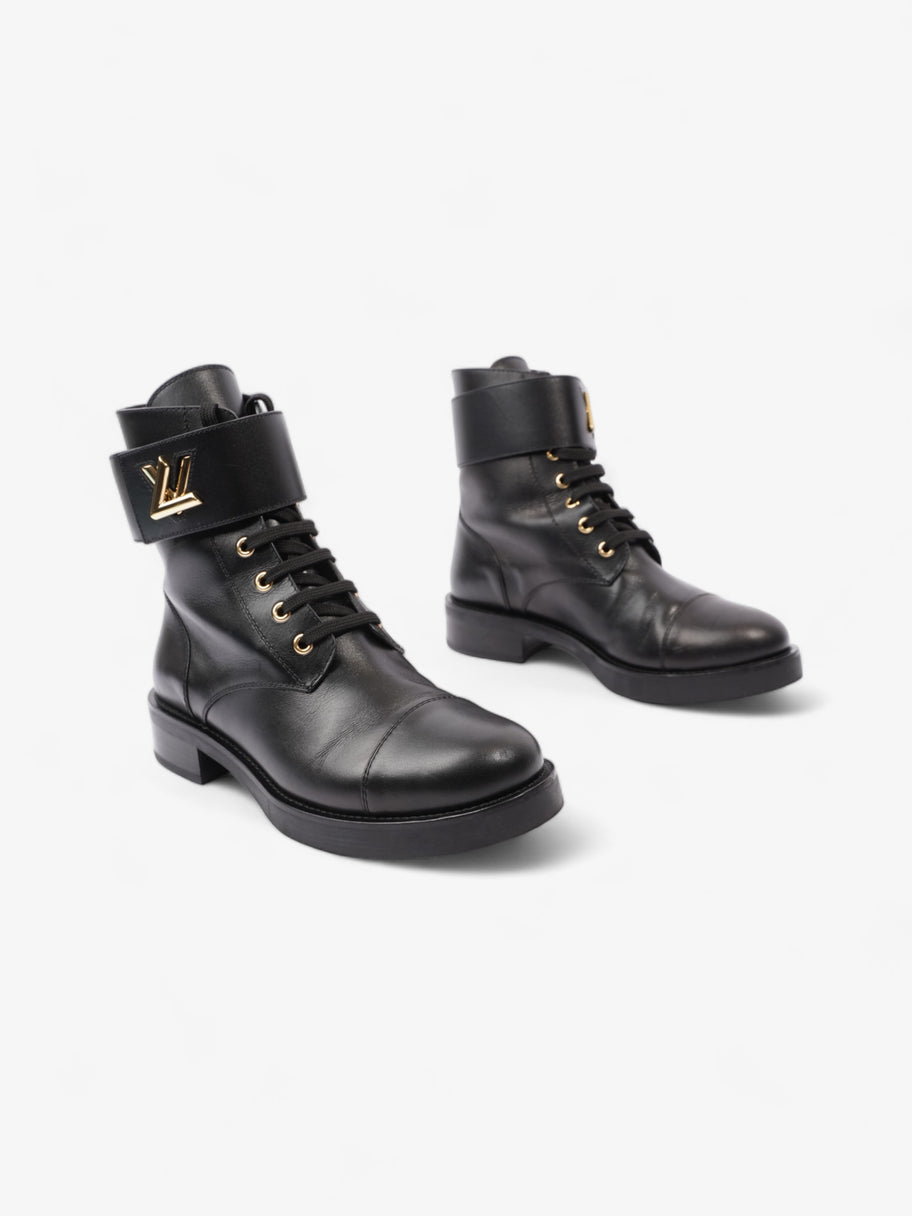 Louis Vuitton Wonderland Flat Rangers Black Leather EU 39.5 UK 6.5 Image 2