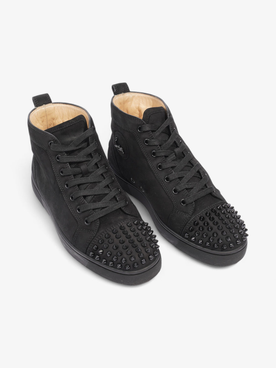 Christian Louboutin Lou Spikes Flat Black Suede EU 41 UK 7 Image 8