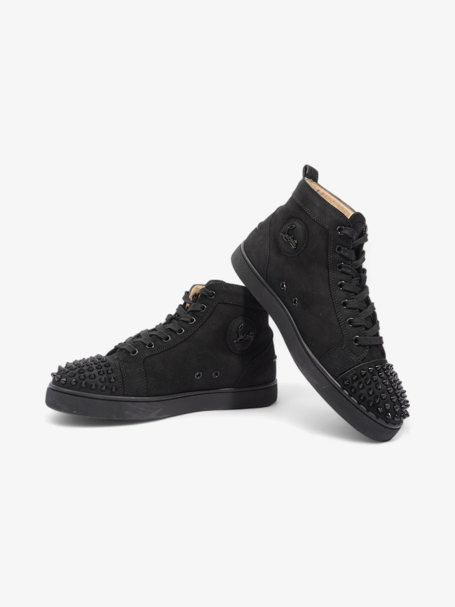 Christian Louboutin Lou Spikes Flat Black Suede EU 41 UK 7 Image 9