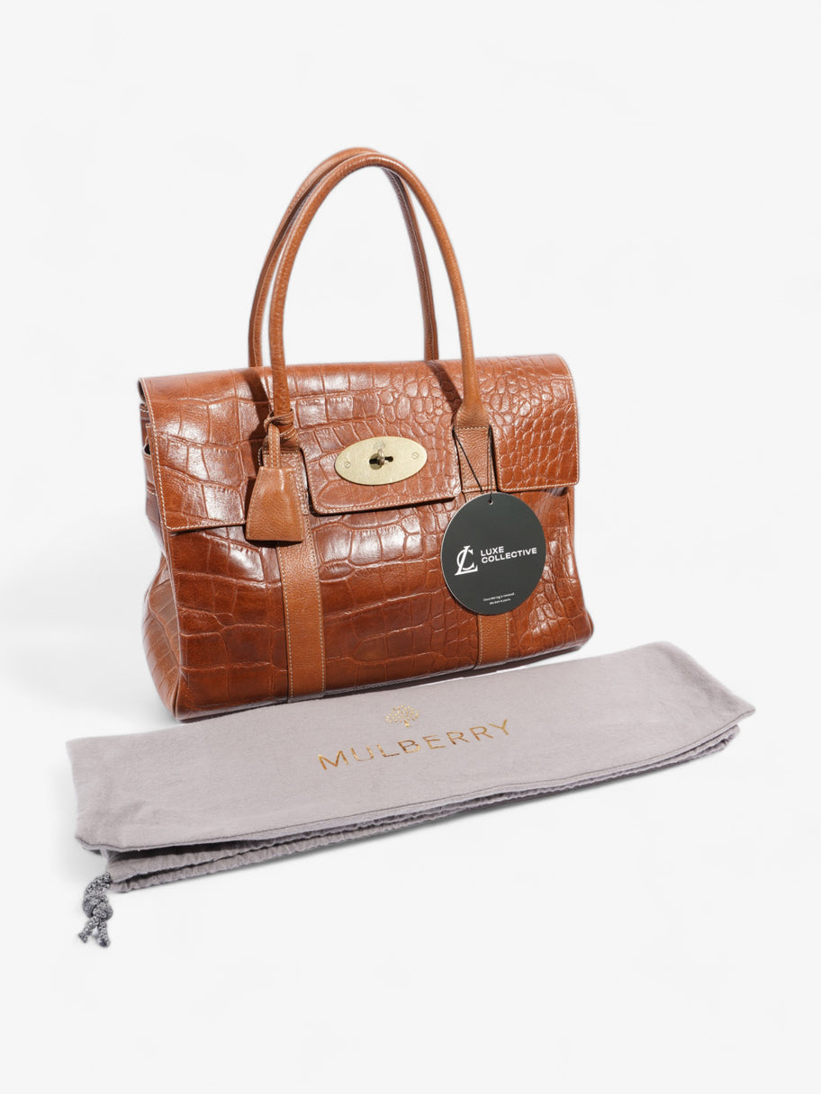 Mulberry Bayswater Oak Embossed Leather Image 9