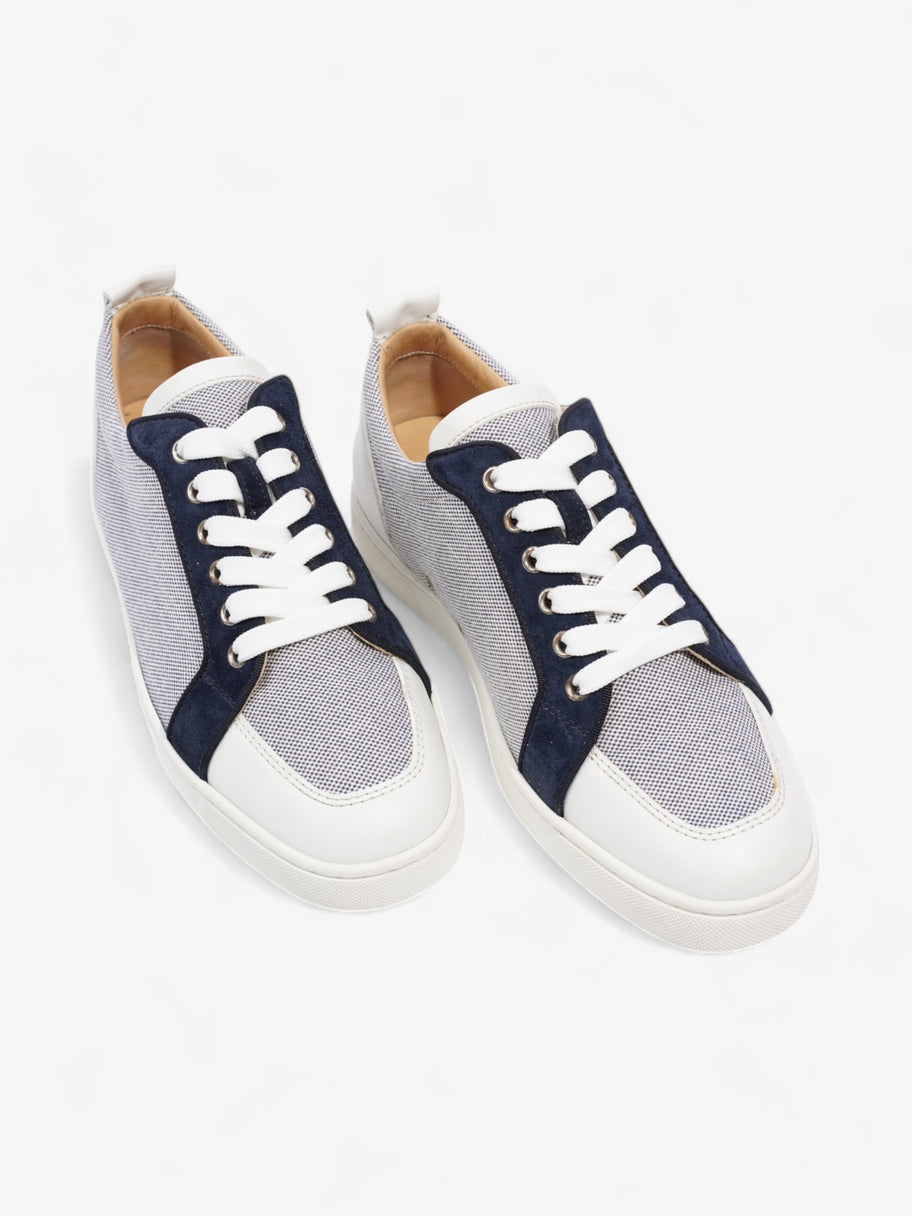 Christian Louboutin Rantulow Sneakers White  / Navy Cotton EU 41 UK 7 Image 8