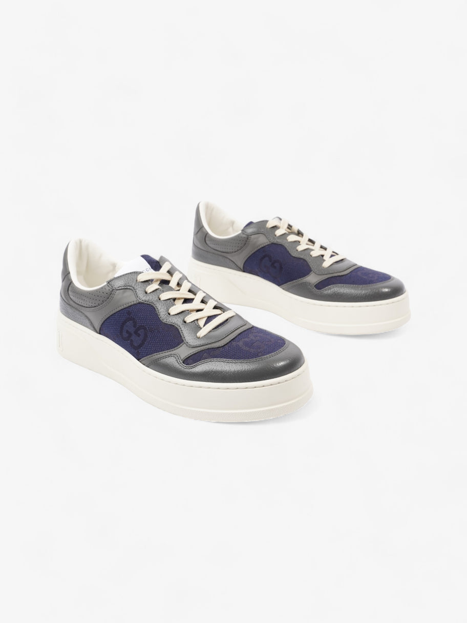 Gucci GG Trainer Navy / Grey / White Leather EU 45 UK 11 Image 2