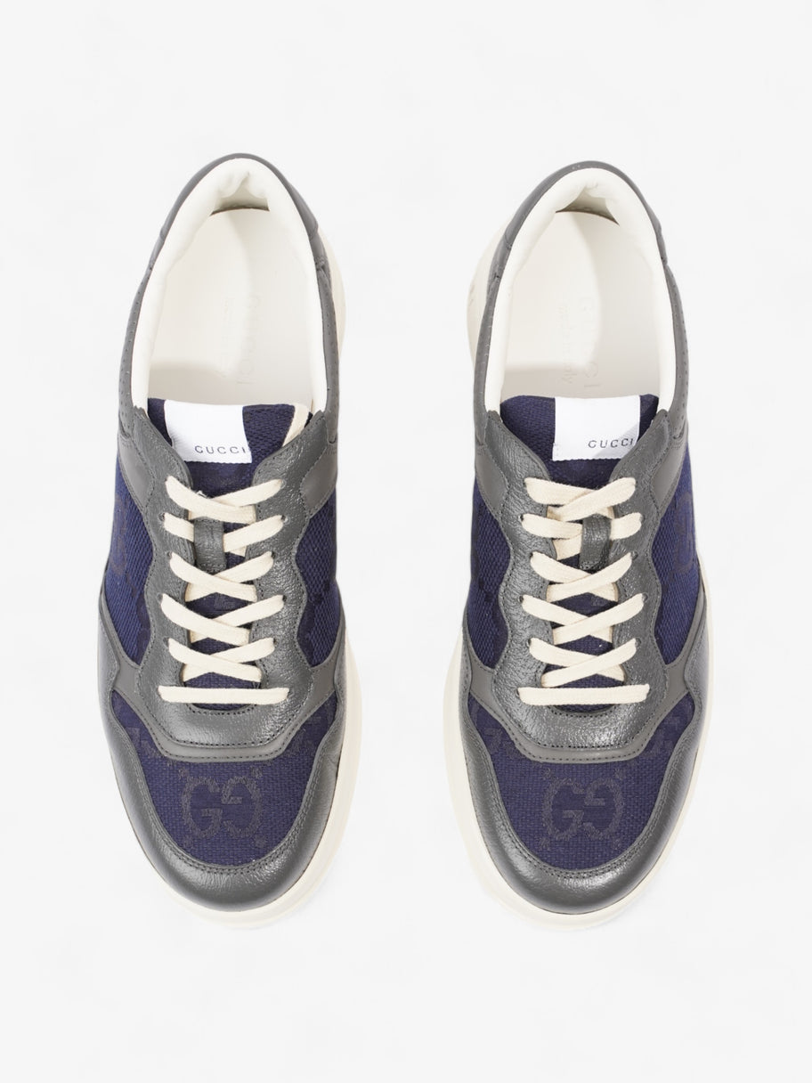 Gucci GG Trainer Navy / Grey / White Leather EU 45 UK 11 Image 8