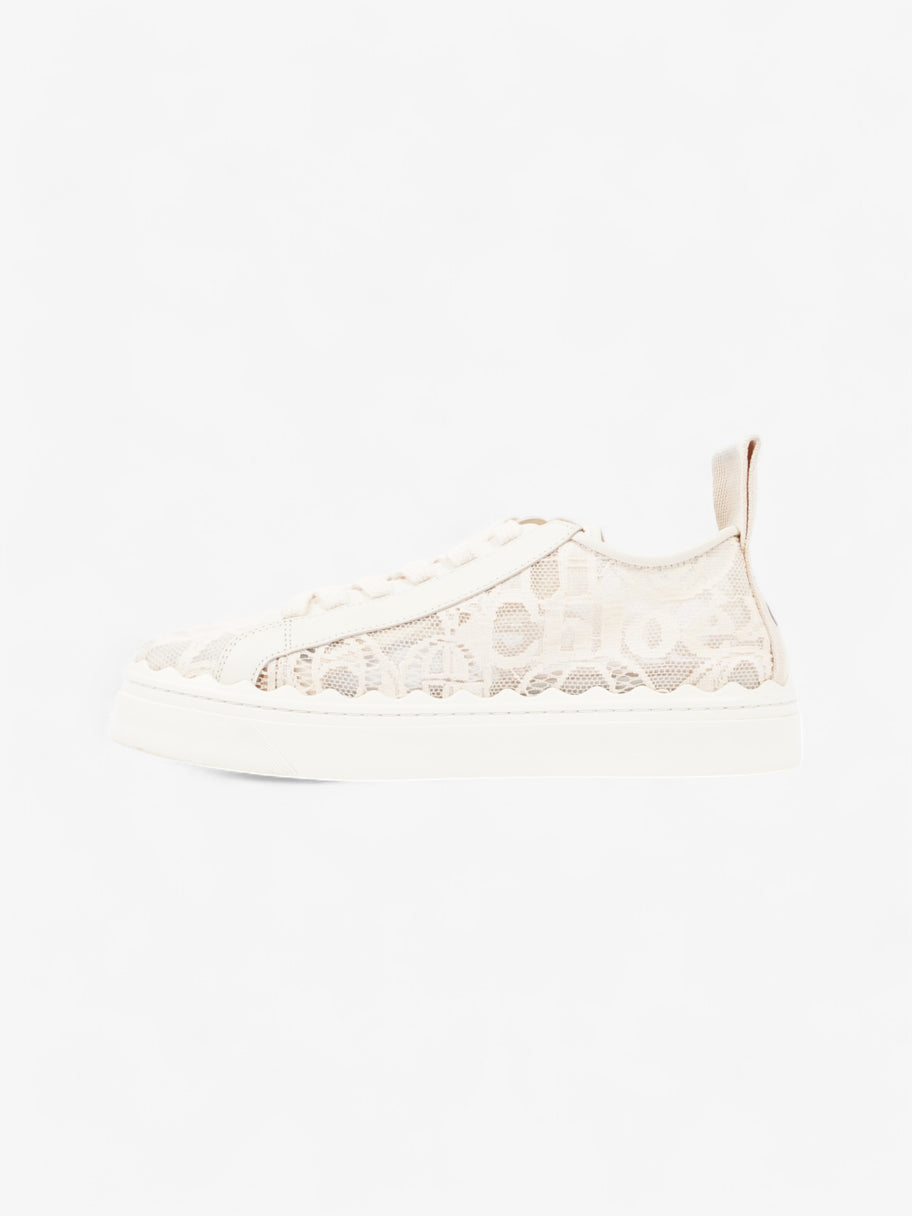 Chloe Lauren Sneakers Cream / Black Lace EU 40 UK 7 Image 3