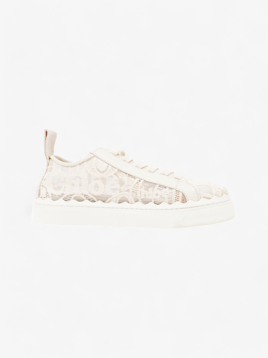 Chloe Lauren Sneakers Cream / Black Lace EU 40 UK 7 Image 4